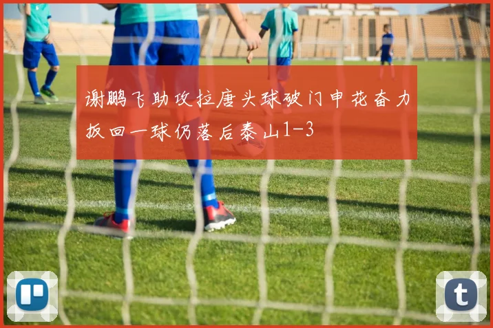 谢鹏飞助攻拉唐头球破门申花奋力扳回一球仍落后泰山1-3